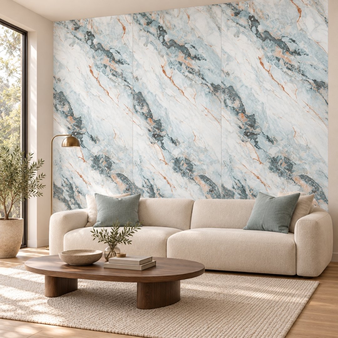 CA EBIZA AZUL_EL, marble-look wall tile for bathroom (view 7)